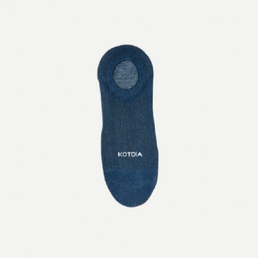 Kotoia 3 mini socket plain cotton socks ( navy blue , light gray and pink)