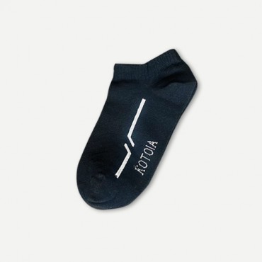 Kotoia ankle split line cotton socks - pack of 4