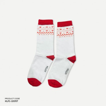 Kotoia long 2023 for women plain cotton socks 