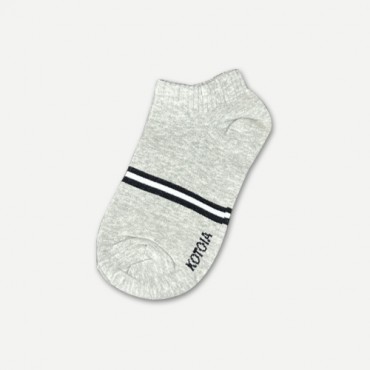 Kotoia ankle rounded lines cotton socks - pack of 4