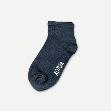 Kotoia half plain for men cotton socks - pack of 2